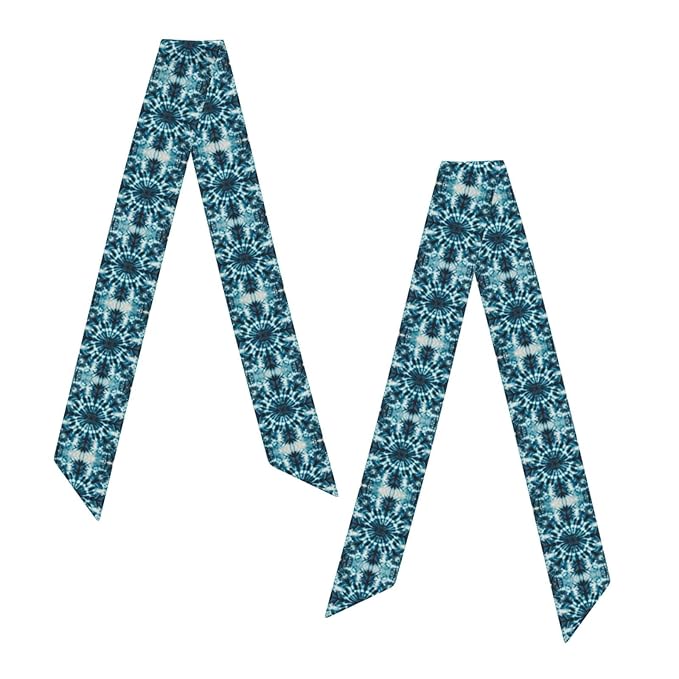 Boho Style Headbands for Women Yoga Sports Workout Fashion Neck Scarves, Tie Dye Art Head Band, Sweat Bands Headbands for Girls, Handbag Wrap