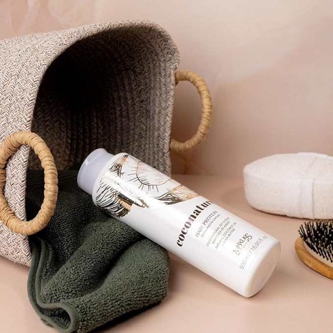 Hair Protein | Formaldehyde-Free Smoothing Treatment with Natural Coconut Oil & Shea Butter | Deep Repair, Frizz Control, Shine & Volume Reduction