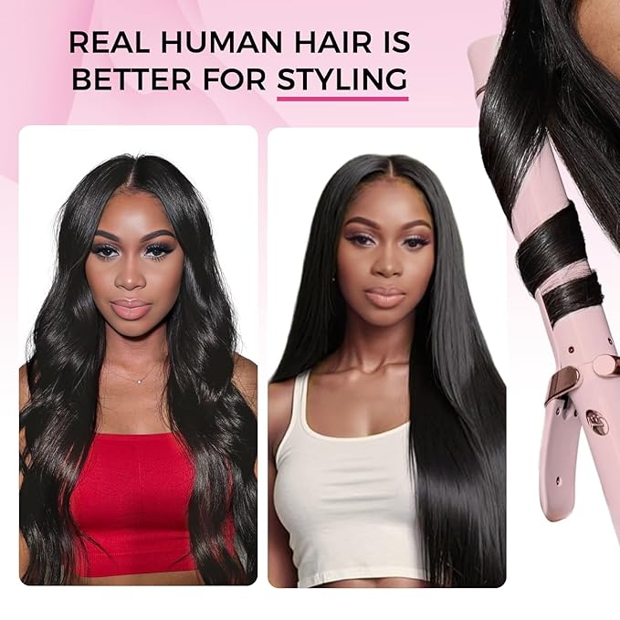 Lashey Seamless Clip in Hair Extensions Human Hair 120g 7pcs Body Wave 20 Inch Natural Black Thick Remy Human Clip in Hair Extensions with Full End