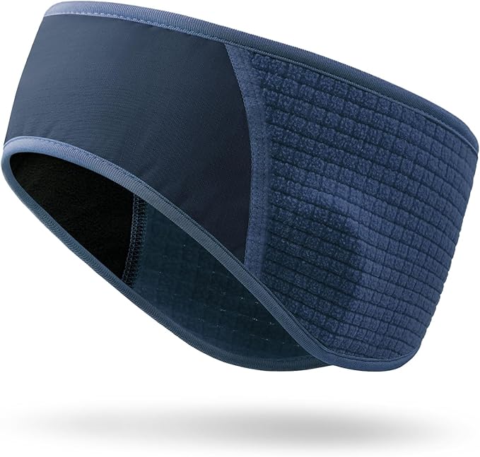 Winter Sport Headband Ear Warmer - Windproof Forehead & Breathable Fleece Headband for Skiing, Running, Cycling