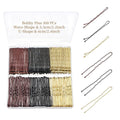 300 Pcs 2.2 Inch Wave-Shaped and U-Shaped Bobby Pins Mix Metal Hair Pins Hair Accessories for Women Stylists Hair Sticks Girl