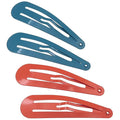 Camila Paris CP1330B French Hair Barrettes Clips, Snap Hair Slides Clic Clac for Women, Styling Girls Side Slide-in Metal Snap Pin Hair Accessories for Women. Strong Hold, No Slip Grip, Made in France