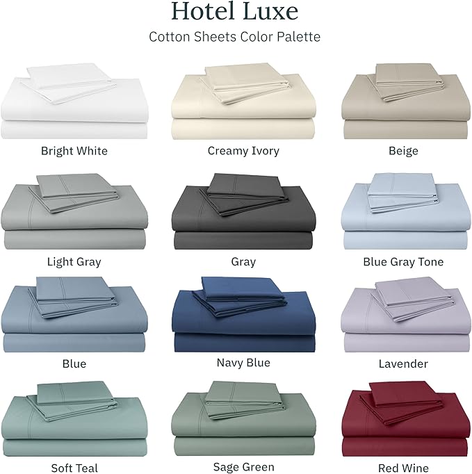 California Design Den Natural 100% Cotton Pillow Cases Queen Size Set of 2 - Luxuriously Soft and Thick 800 Thread Count, Smooth Sateen Standard/Queen Pillow Cases, Durable - Red Wine
