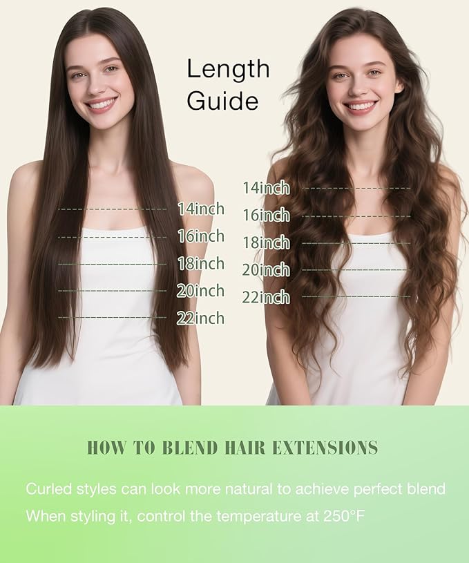 SURNEL 18 inch Tape in Hair Extensions Balayage 2 Dark Brown Fading to 6 and 18 Ash Blonde Tape in Human Hair Extensions 20 pcs 50g(#2/6/18-18)