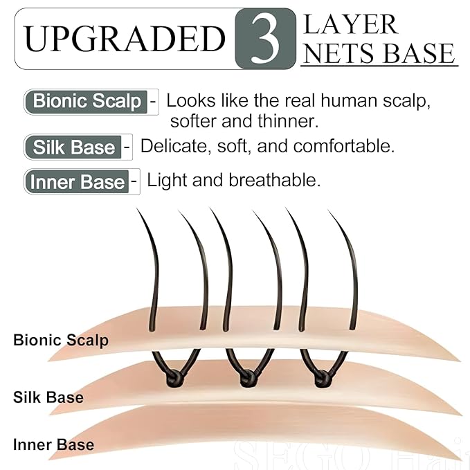 SEGO Hair Toppers for Women Real Human Hair with Front Bangs, Clip in Toppers with Thinning Hair 150% Density Silk Base -12 Inch #12/613 Golden Brown Mix Bleach Blonde