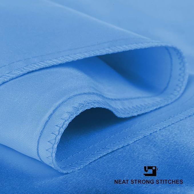 BLISSFORD Luxury Satin Pillowcase for Hair – King Satin Pillowcase with Zipper, Jewel Blue (Pillowcase Set of 2)