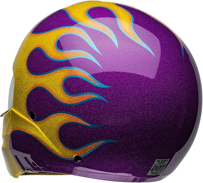 Bell Broozer Helmet (Gloss Ignite Purple/Yellow - Large)