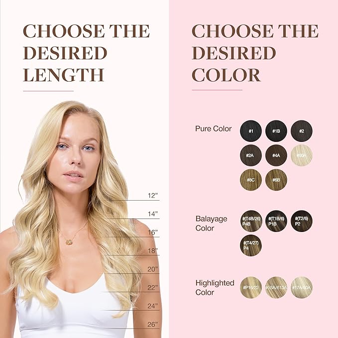 GOO GOO Clip in Hair Extensions Real Human Hair, Remy Human Hair Extensions Clip ins for Women, Natural Human Hair, 14inch 150g 9Pcs, 18A/613A Dark Blonde Highlighted Bleach Blonde
