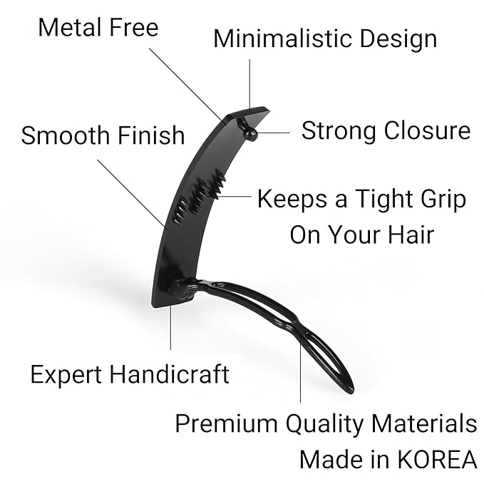 12pcs Hair Barrettes Set for Women and Girls, Hair Clips for Thick Thin Fine Hair, Non-metal Hair Accessories, Non-Slip Grip Handmade Snap Hairpin, BPA Free