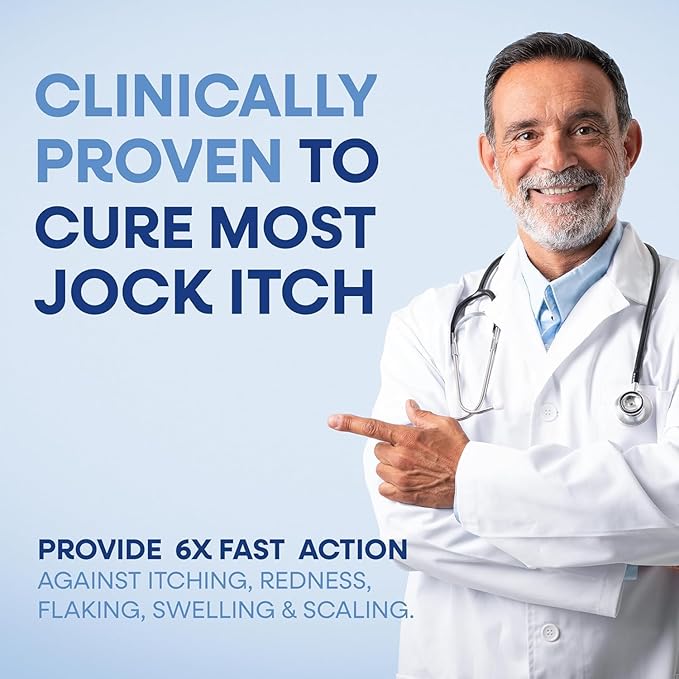 Hermon Antifungal Jock Itch Treatment Set – Soap, Antifungal Cream, and Spray – Complete Care for Jock Itch, Athlete’s Foot, Ringworm & Itchy Skin Relief