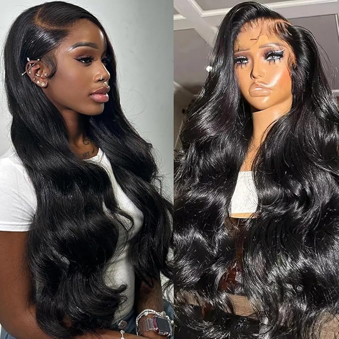20 Inch Lace Front Wigs Human Hair 200 Density 13x6 HD Lace Front Wigs Human Hair Pre Plucked Glueless Wigs for Women Body Wave Wig