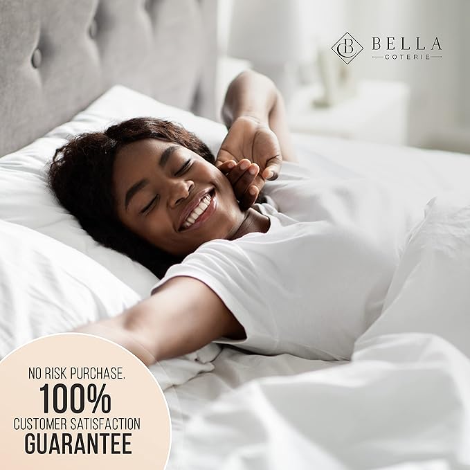 Bella Coterie Luxury Silk Pillowcase for Hair and Skin | 30 Momme | 100% Pure 6A Mulberry Silk | Super Soft | Perfectly Plush [King, Navy]