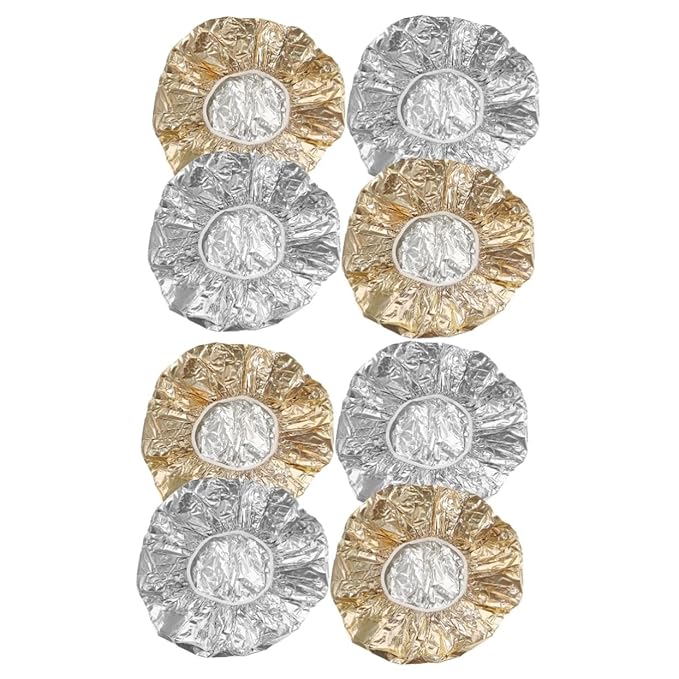 8pcs Reusable Deep Conditioning Hats for Hair Spa Thermal Insulation Dye Cap Lightweight and Portable Hair Treatment Caps for Coloring and Perms