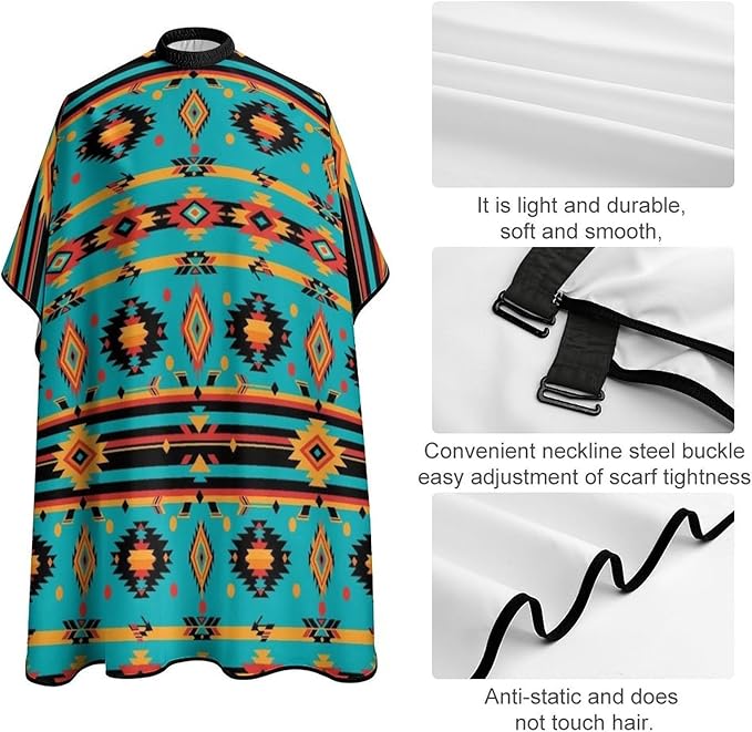 Barber Cape Waterproof Lining Anti Static Design for Salons/Home Use