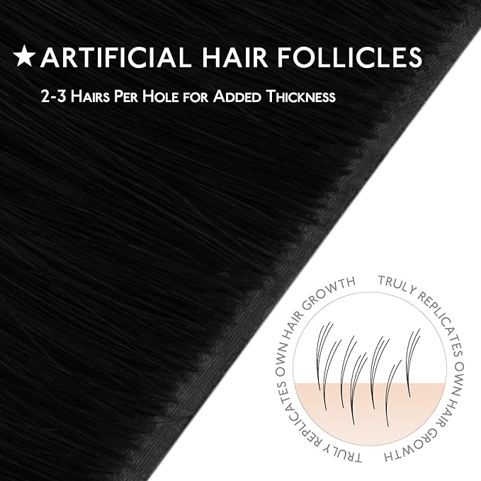 WENNALIFE Invisi Edge & Classic Tape in Hair Extensions Human Hair, 18 Inch 100g 40pcs(20pcs Invisi Edge & 20pcs Classic) Jet Black Invisible Luxury Remy Hair Natural Seamless Injected Tape Ins