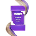 Hally Hair Temporary Hair Color, Shade Stix (Purple) - Hair Makeup Accessories for Kids, Teens & Adults - 12 ml Washable Hair Chalk & Dye for Festivals, Sporting Events & Parties