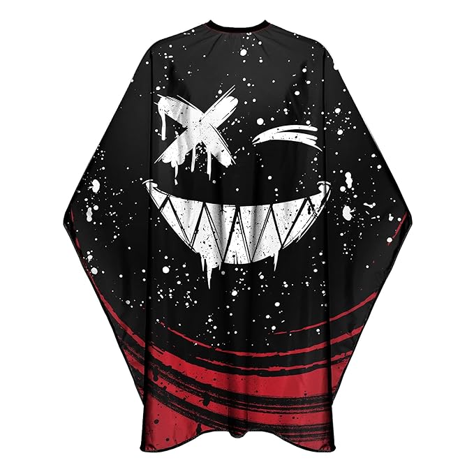 Barber Capes for Men Hair Cutting Capes with Snaps Salon Capes for Stylists Waterproof Hairdresser Gown Cape- 63”× 56”(Black)