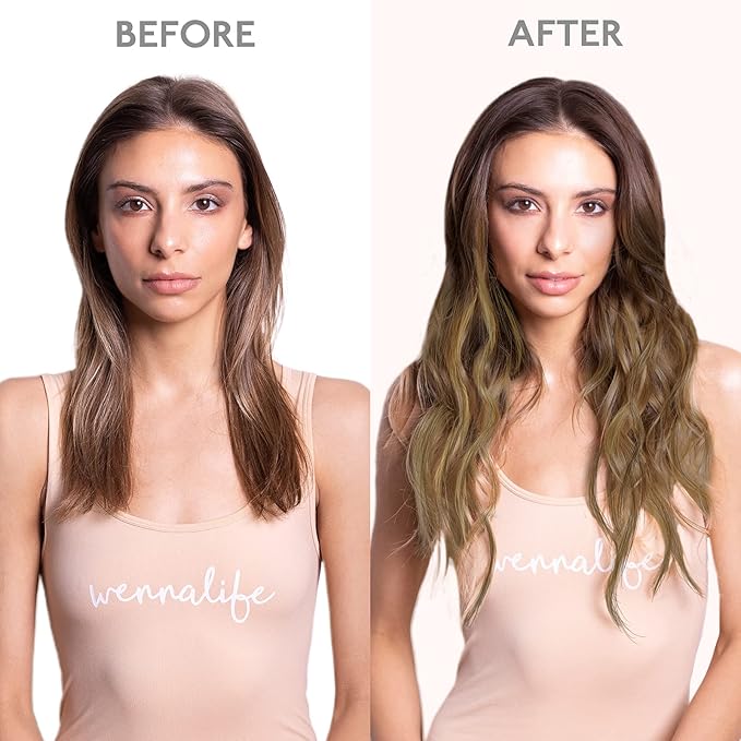 WENNALIFE Clip in Hair Extensions Real Human Hair, 20 Inch 120g 7pcs Balayage Chocolate Brown to Caramel Blonde Hair Extensions Clip in Human Hair Remy Clip in Hair Extensions Real Human Hair