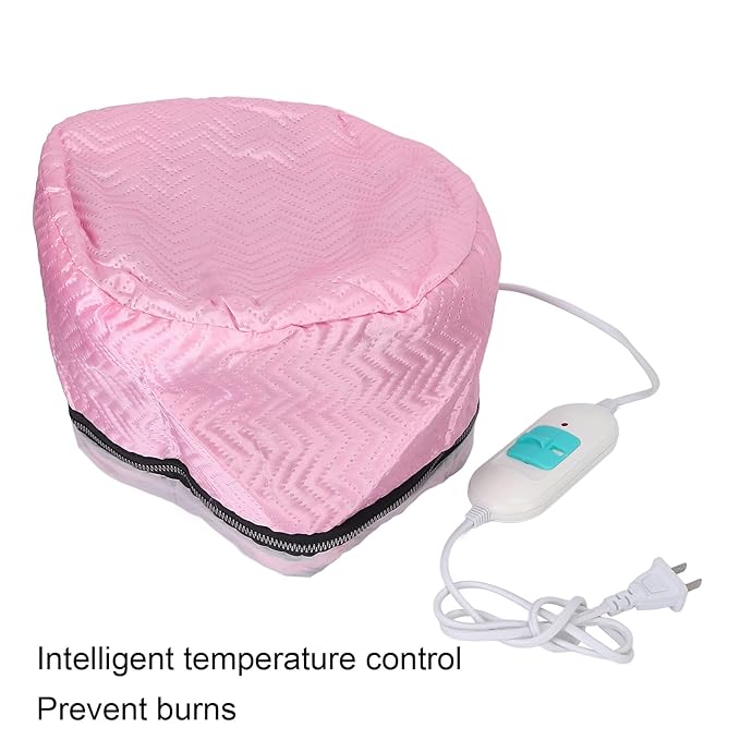 Hair Care Hat,Hair SPA,Electric Hair Thermal,Nourishing Care Hat,Hair Thermal Treatment, Temperature Adjustable Deep Conditioning Electric Heat