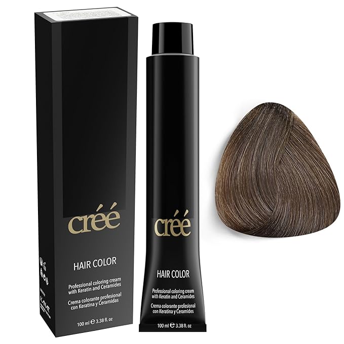 Cree Professional 7.11 Intense Ash Blond Permanent Hair Color - Long Lasting, Rich Vibrant - Gray Coverage 100ml - 3.4 fl.oz.