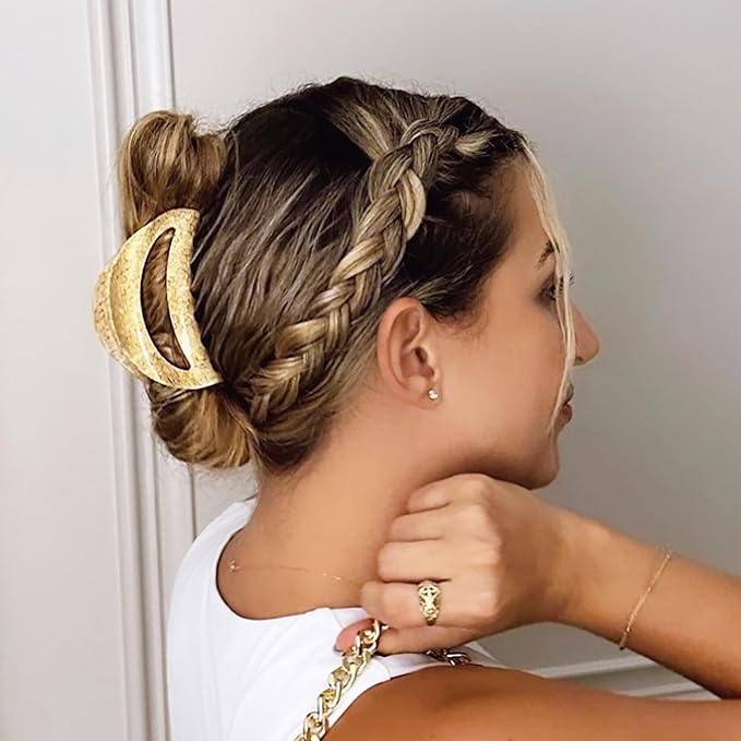 Camila Paris CP3191 French Hair Clip for Women and Girls - Thick, Long, Curly, Wavy Hair - Durable Styling Big Claw Clip - Strong Hold, No Slip Grip - Made in France