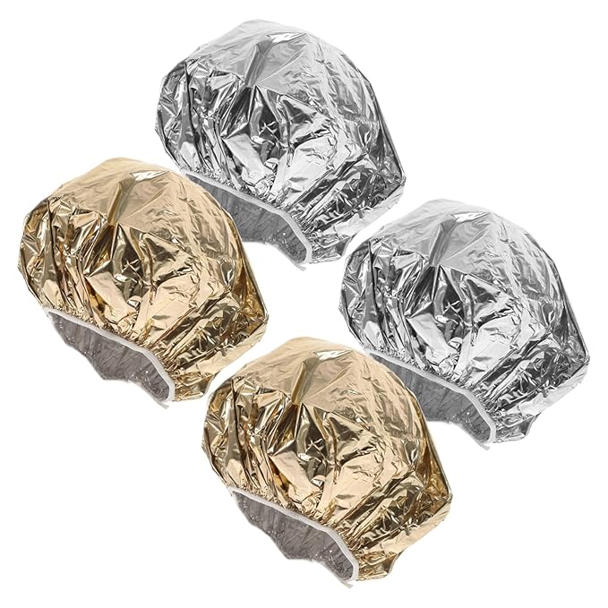 8pcs Reusable Deep Conditioning Hats for Hair Spa Thermal Insulation Dye Cap Lightweight and Portable Hair Treatment Caps for Coloring and Perms