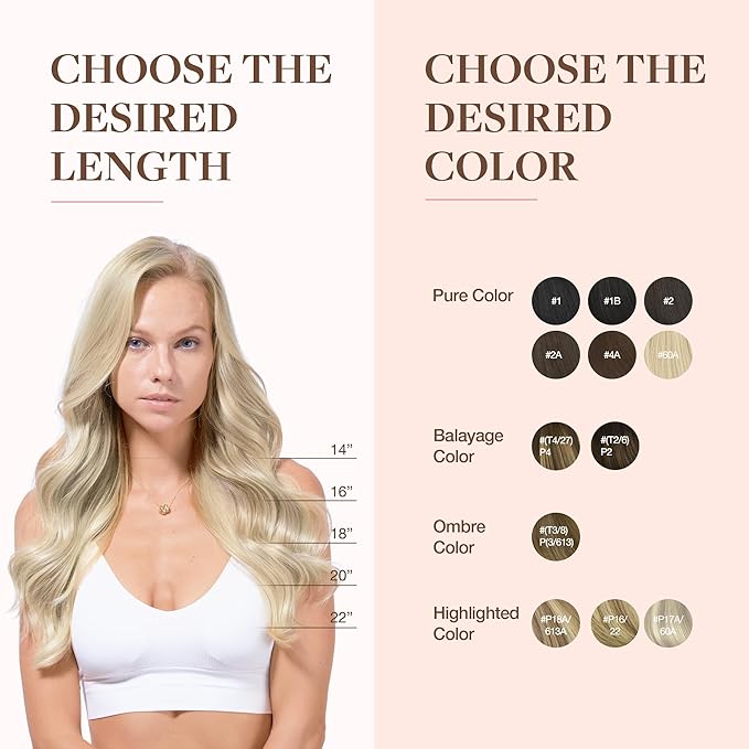 GOO GOO Clip in Hair Extensions Real Human Hair, Remy Human Hair Extensions Clip ins for Women, Natural Human Hair, 14inch 110g 7Pcs, 17A/60A Ash Blonde Highlighted Platinum Blonde