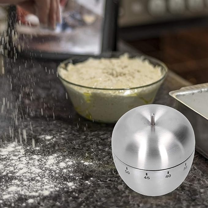 fruit Shaped Timer Stainless Steel Mechanical Cooking Countdown Alarm Timer Kitchen Reminder for Hair Color Processing , Kitchen Timer , Cooking , Baking , Kitchen Timer , fruit Shaped Timer Stainless