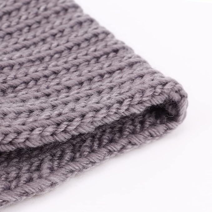 DRESHOW Knit Crochet Headband for Women Ear Warmer Soft Turban Stretch Warmer Headbands Winter Fashion Head Wrap