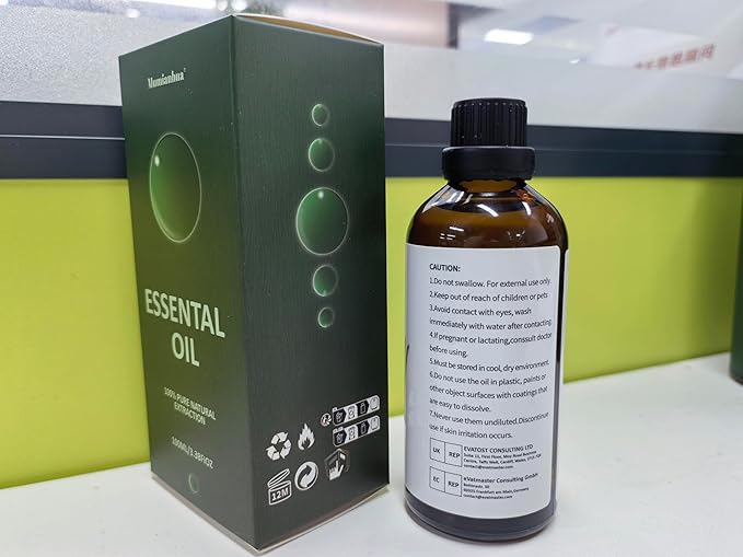 Pure Lemongrass Essential Oil, Mumianhua Natural Citral Oil for Outdoor Shield & Fresh Air, Aromatherapy for Patio, Garden & Camping Protection, Skin Care, Spray & Reed Diffuser, 3.38 Fl Oz