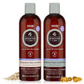 HASK Sensitive Care Shampoo + Conditioner Set | Fragrance-Free, Paraben-Free, Sulfate-Free, Gluten-Free, Vegan, Cruelty-Free, Color Safe | 12oz each