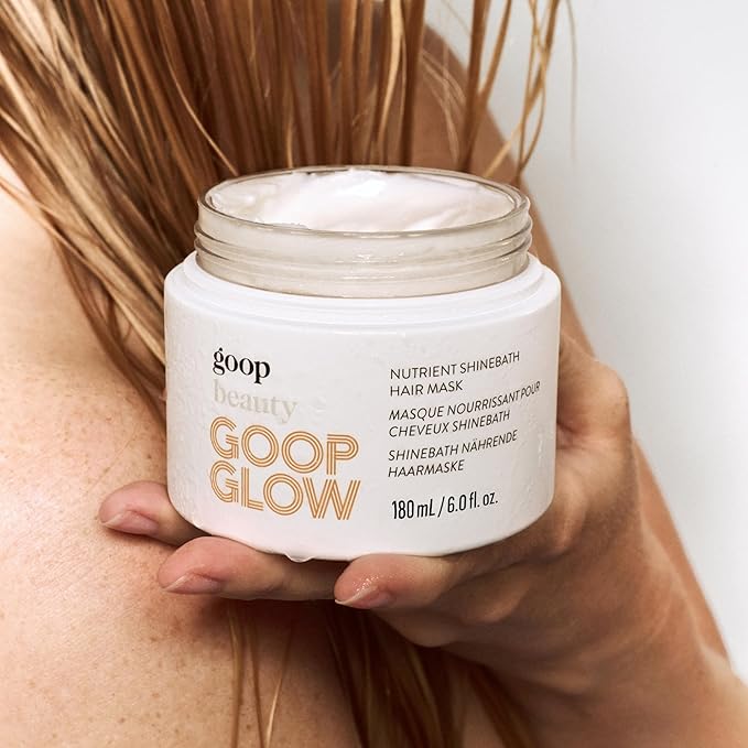 goop Beauty Hair Mask | Conditioner for Dry Hair & Frizz Control | Amino Acids, Beetroot Extract, Coconut and Avocado Oil | Strengthening Treatment to Repair Chemical Damage | Sulfate Free | 6 fl oz