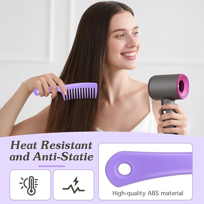 Curly Hair Brush & Curl Defining Brush – Easily Detangles Knots with Less Pulling – Styles Wet or Dry Hair, Tames Frizz for All Curl Types (Black 3Pcs)