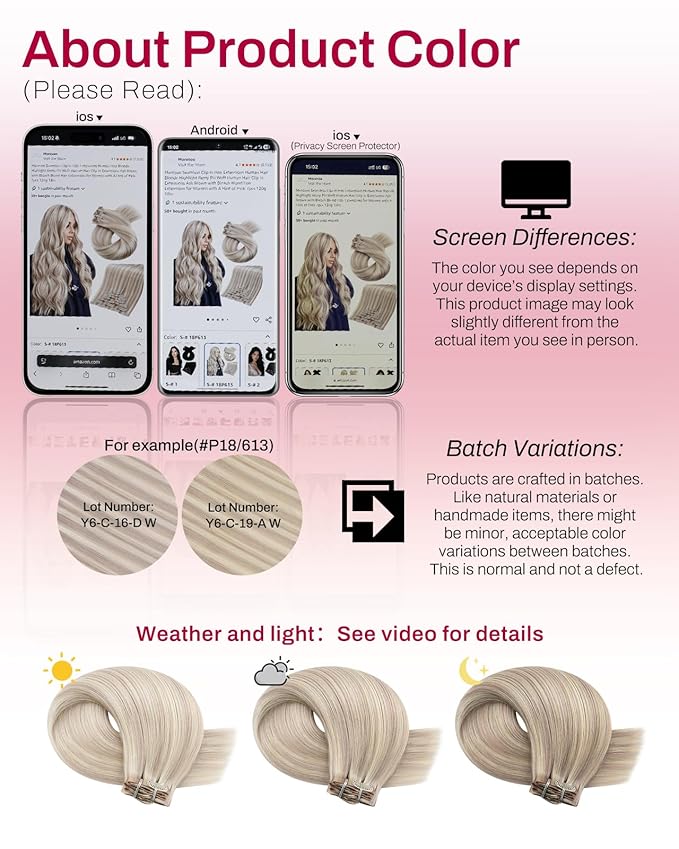 Moresoo Seamless Clip in Hair Extensions Blonde to Add Highlights Real Hair Extensions Clip in Human Hair Ash Blonde with Bleach Blonde Remy Human Hair Invisible for Women Long 135g/7pcs 20in