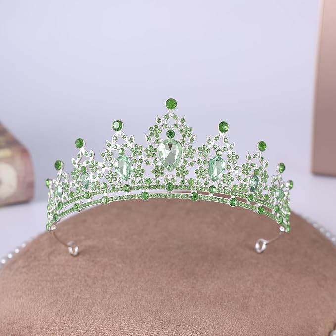 Princess Tiara and Crown for Women Wedding Tiaras for Bridal Tiaras and Crystal Crowns Rhinestone Headband Metal Hair Accessories for Costume Birthday Party Prom Gifts