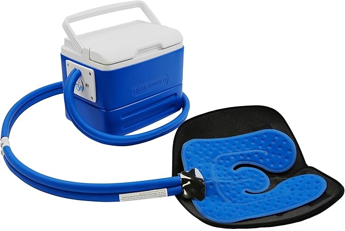 Polar Active Ice 3.0 | 9 QT Cold Therapy Ice Machine | Programmable Timer | Targeted Coverage Shoulder Pad | Cryotherapy Pain Relief System | Ace Bandage Style Compression