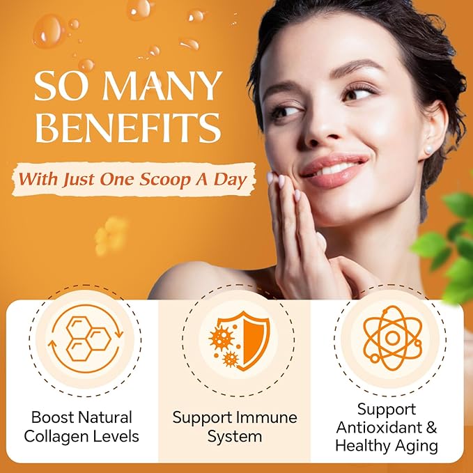 NATURE TARGET Multi-Collagen-Peptides-Powder for Joint Support, Hydrolyzed Collagen for Women Men with MSM + GC, Type I II III V X Collagen for Skin Hair & Nail, Non-GMO, 35 Servings