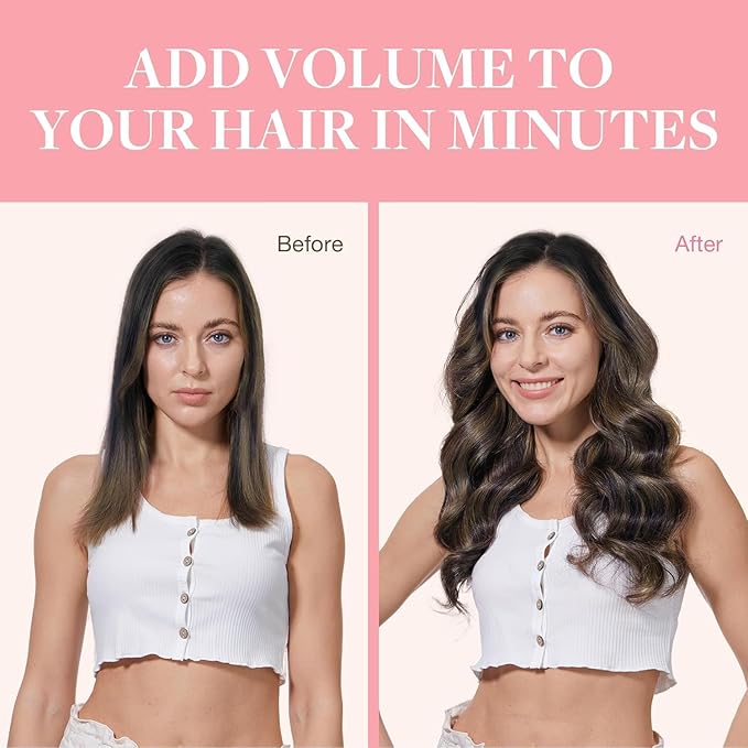 GOO GOO Clip in Hair Extensions Real Human Hair, Remy Human Hair Extensions Clip ins for Women, Natural Human Hair, 20 Inch 160g 7Pcs, 1B/16/1B Balayage Natural Black to Light Blonde