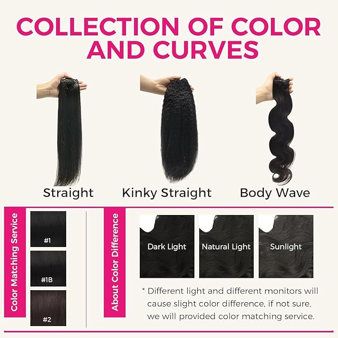 Lashey Clip in Hair Extensions 7pcs 120g Body Wave Remy Human Hair Extensions for Women 16 Inch Natural Black Hair Extensions with Lace Weft