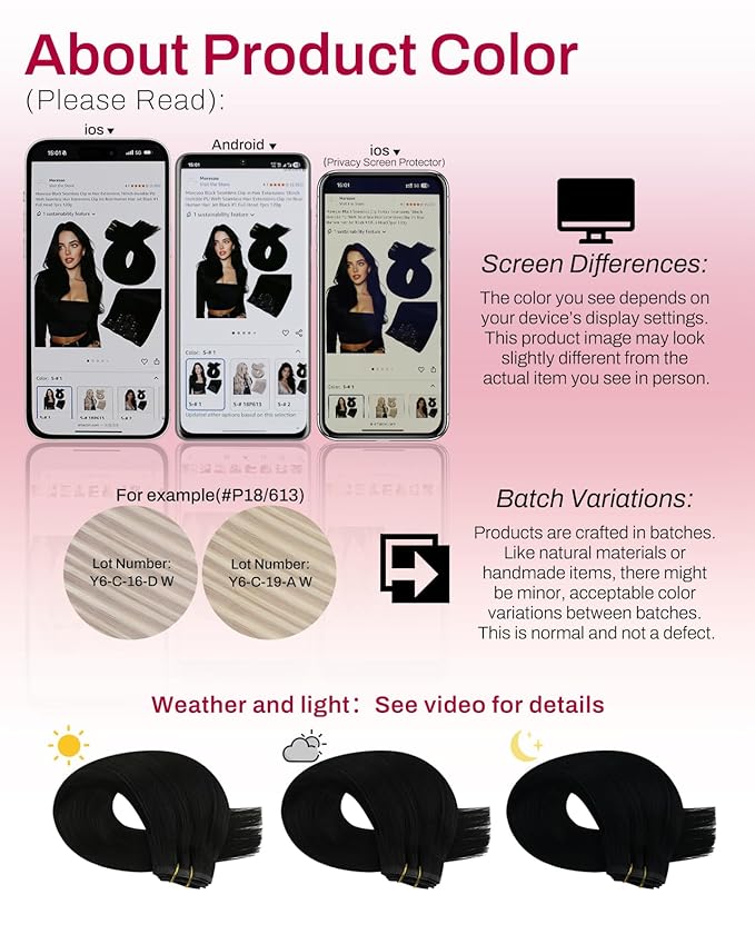 Moresoo Seamless Clip in Hair Extensions Human Hair Remy Straight PU Weft Human Hair Clip in Extensions Full Head Jet Black #1 7pcs/120g 16inch