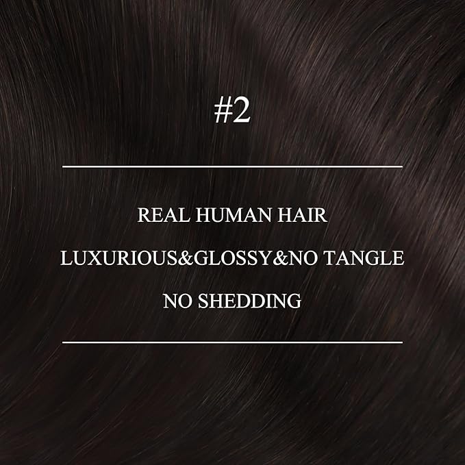 YoungSee Nano Hair Extensions Human Hair Dark Brown Nano Bead Hair Extensions Human Hair Brown Nano-Ring Hair Extension 16 Inch Nano-Tip Extension Remy Hair for Adding Volume 50s 50g