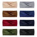 DRESHOW Headbands for Women Girls Vintage Headband Knotted Headwraps Criss Cross Hair Bands Accessories