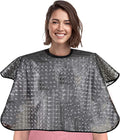 Waterproof unisex-adult Hair Dye Cape,Short Comb-Out Capes for Hair Stylist,Makeup Apron for Hair Color,