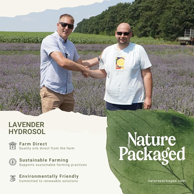 Lavender Hydrosol - Pure Steam Distilled Floral Water Spray for Face Toner, Facial Mist & DIY Skincare - Lavandula Angustifolia Hydrating Skin Refresher & Linen Spray - 100% Natural 1 Gallon