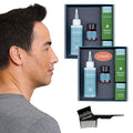 Hair & Beard Color for Full Gray Coverage 2 pack - Dark Brown - Ammonia-Free Complete Men’s At-home Beard & Hair Dye Kit, Professional-grade Permanent Hair Color (4.0)