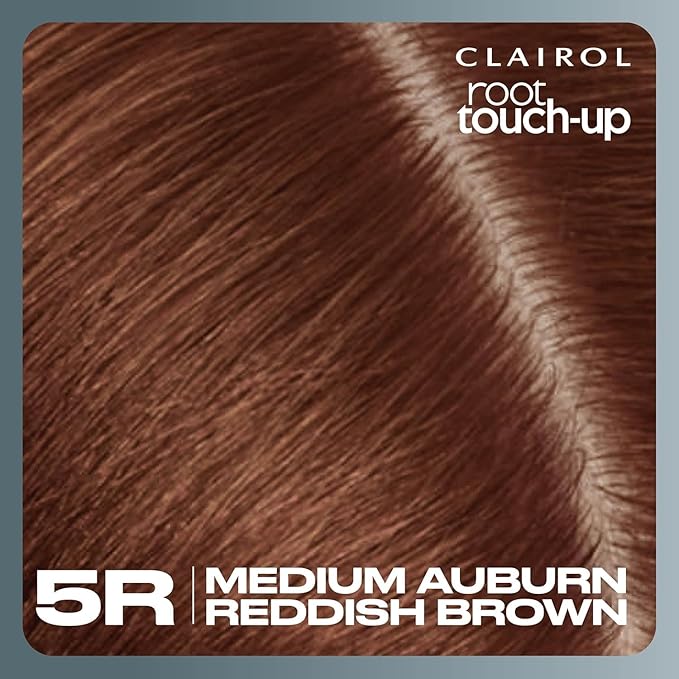 Clairol Nice'n Easy 5R Medium Auburn Hair Dye & Root Touch-Up, Pack of 3