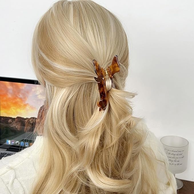 Puppy Hair Clips for Women, Brown Dachshund Hair Claw Clips Funny Strong Hold Dog Hair Jaw Clips Animal Hair Barrettes Cute Pet Hair Barrette Puppy Hair Accessories Decoration for Thick Thin Hair