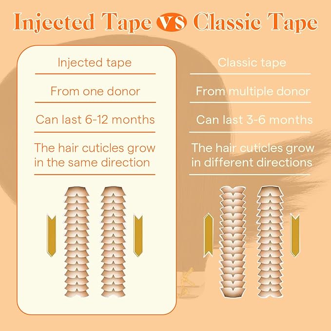 Full Shine Insert Tape in Hair Extensions Color 4/7/80 Medium Brown and Blonde Seamless Injection Tape in Extensions Human Hair 20Inch Soft Remy Real Extensions 25Gram 10Pcs for Wedding