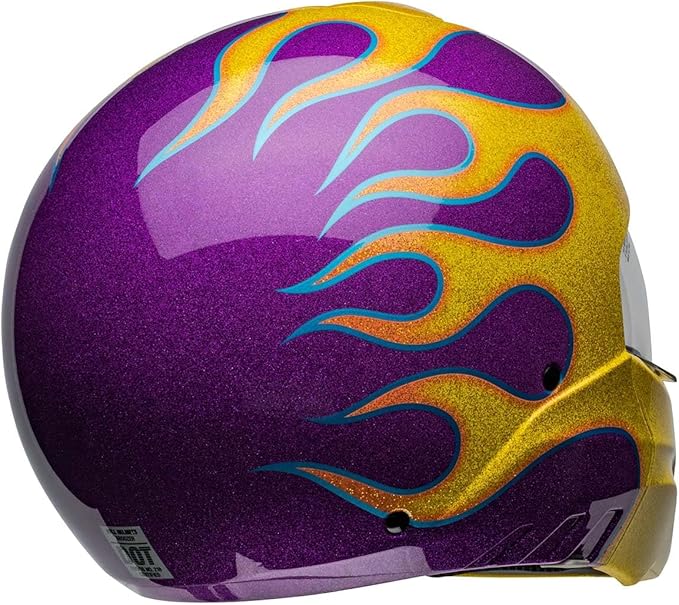 Bell Broozer Helmet (Gloss Ignite Purple/Yellow - Large)