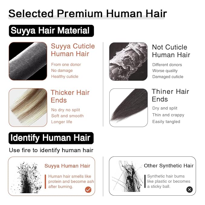 SUYYA Tape in Hair Extensions Human Hair Balayage Chocolate Brown to Bleach Blonde and Chestnut Brown 40g/pack 20pcs Straight Seamless Skin Weft Tape in Human Hair Extensions(12inch #P6/613/T4)
